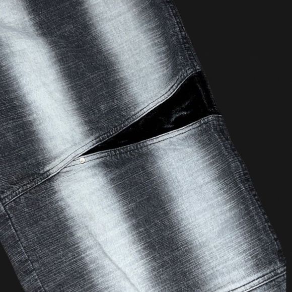 Vintage Lot 29 Black Denim Bleached Jeans Size 40x31 - Picture 4 of 6